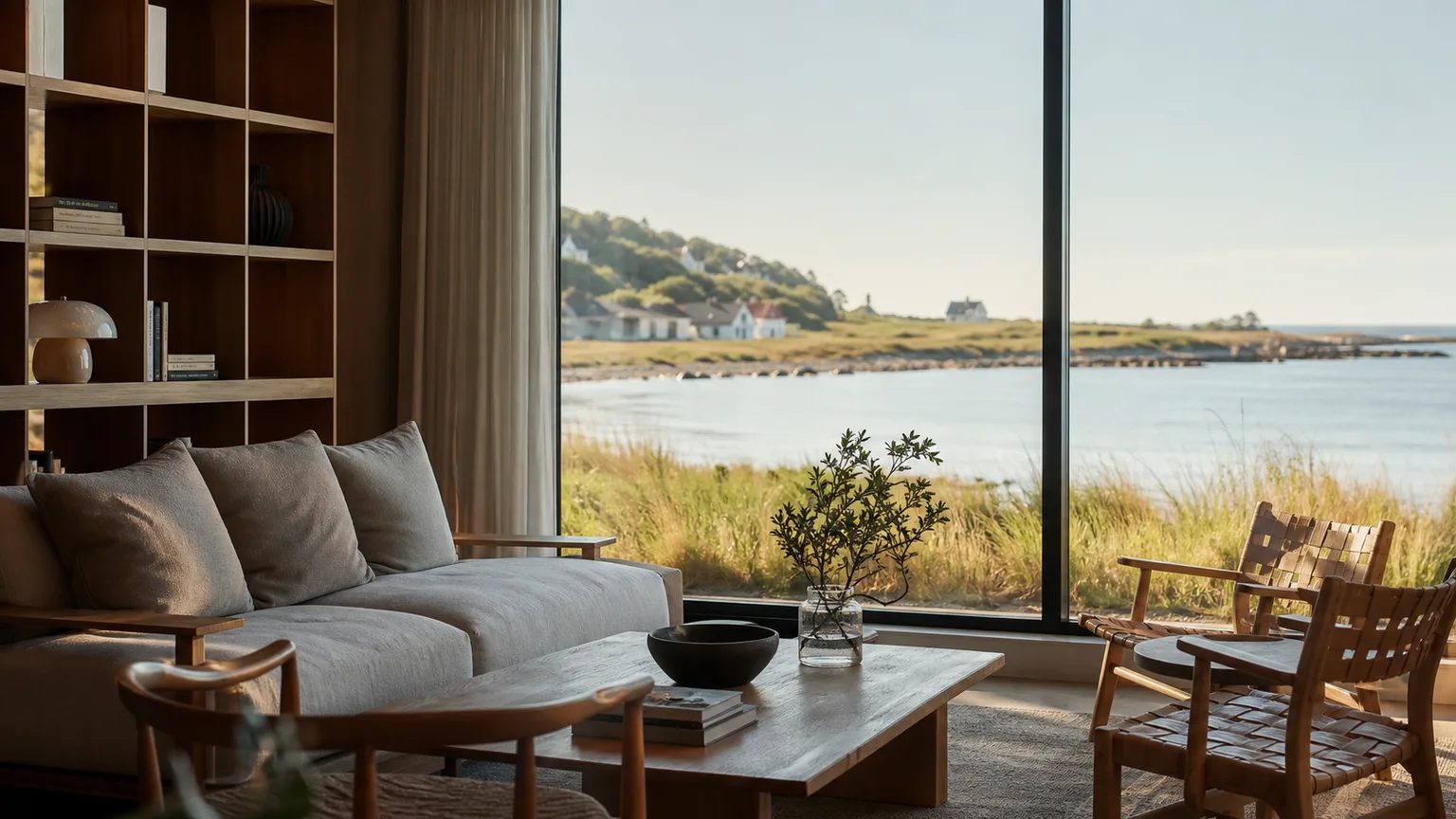 Gæst der slapper af ved kanten af en udendørs opvarmet tagpool på et dansk hotel