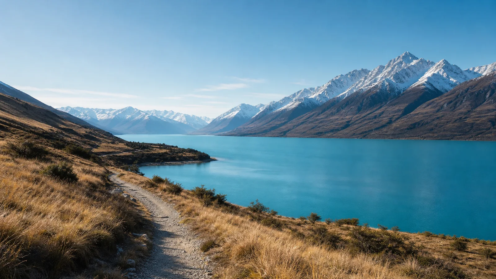Dramatisk bjerg- og fjordlandskab i Milford Sound på New Zealands Sydø